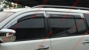 Viền Che mưa Pajero Sport  2014